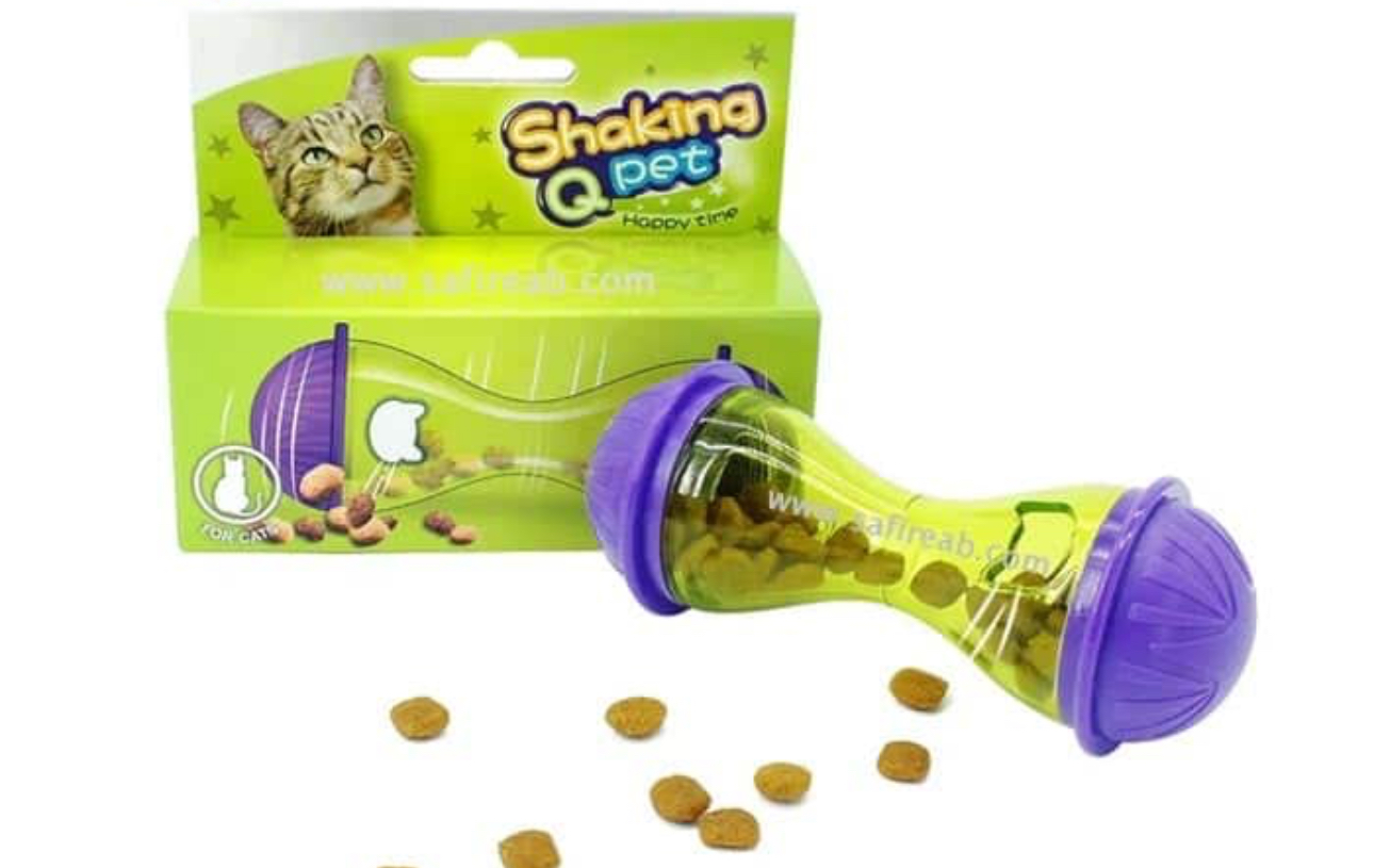 تشویقی خوران گربه ساعت شنی