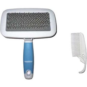 برس سگ و گربه یو اس پت به همراه شانه