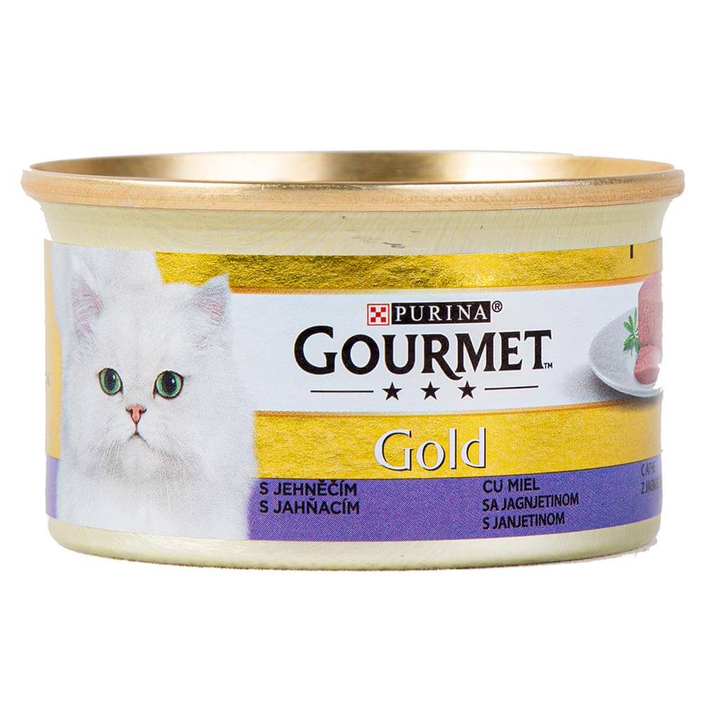 کنسرو گربه گورمت طعم گوشت بره