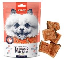 تشویقی سگ ونپی مدل Salmon Fish Skin Bites