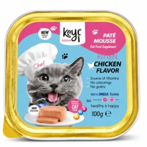 ووم گربه طعم مرغ Keyf